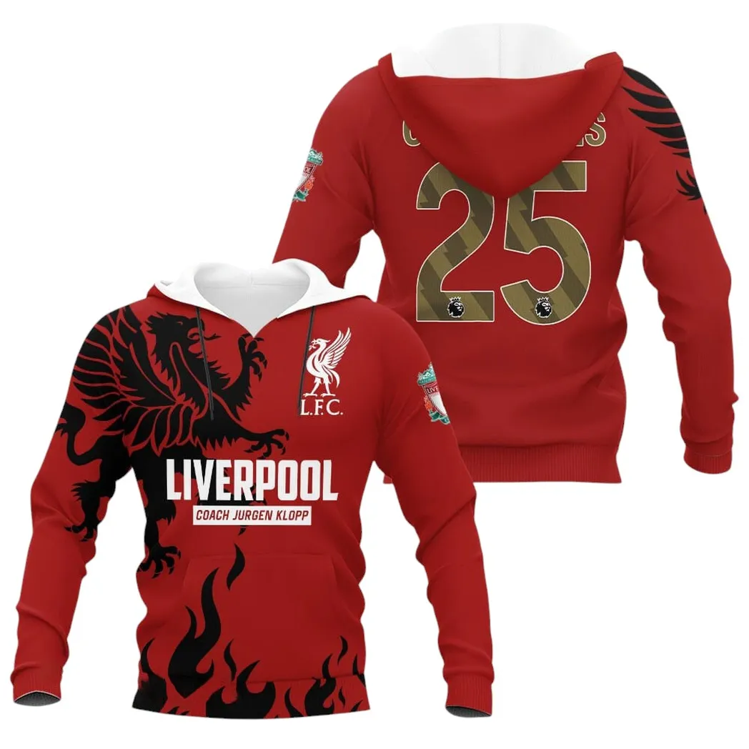 Liverpool Hoodie Premier League Champions 2025 Unisex Hoodie EPL38050525168