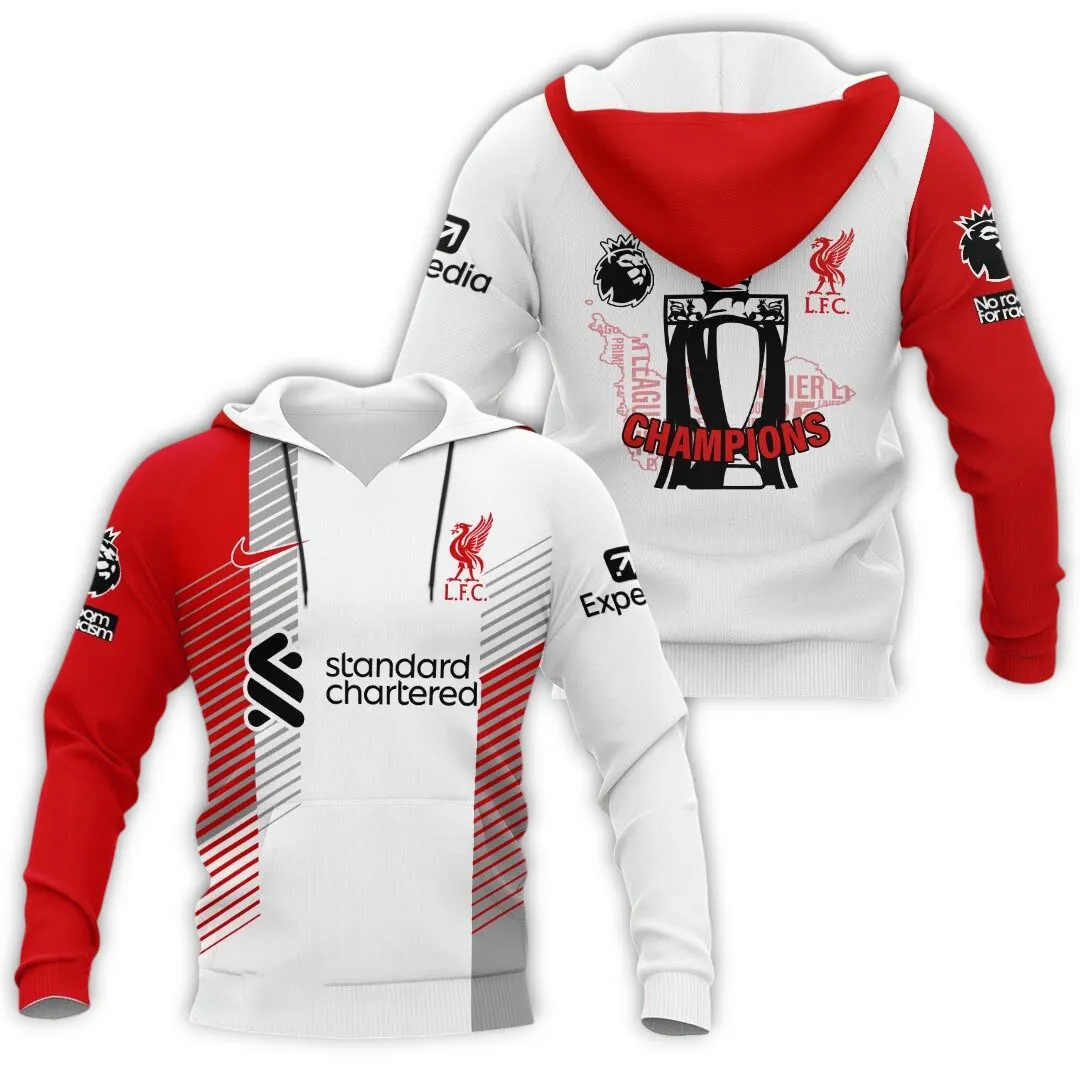 Liverpool Hoodie Premier League Champions 2025 Unisex Hoodie EPL38050525200