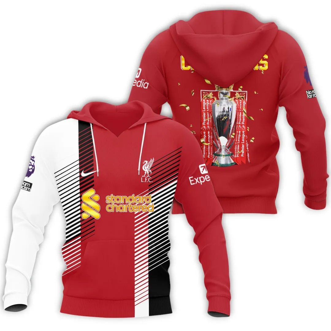 Liverpool Hoodie Premier League Champions 2025 Unisex Hoodie EPL38050525206