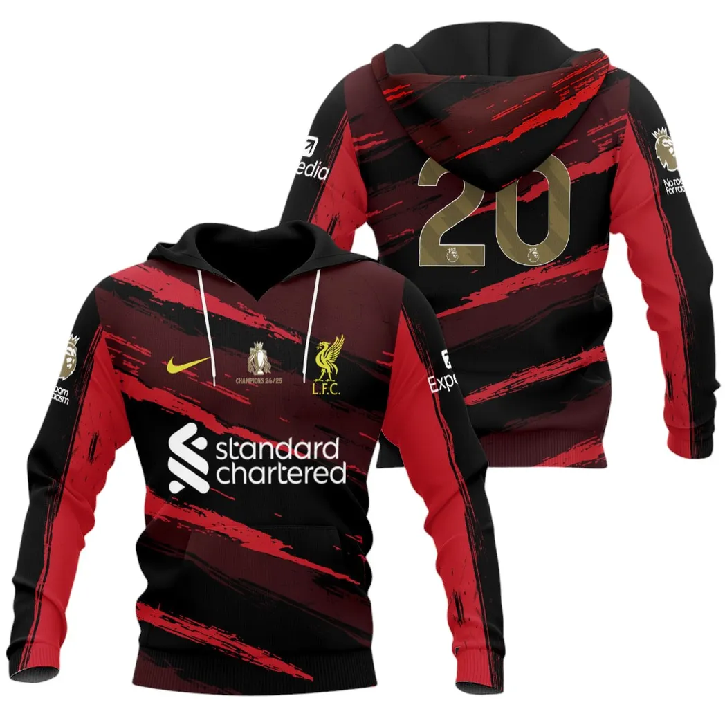 Liverpool Hoodie Premier League Champions 2025 Unisex Hoodie EPL4105062101