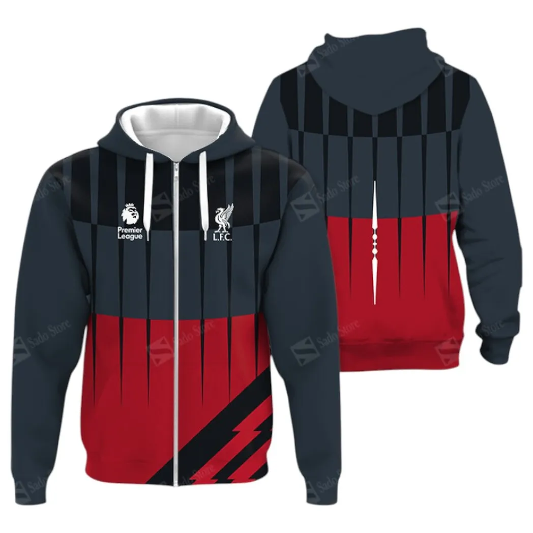 Liverpool Hoodie Zip Premier League Champions 2025 Unisex Hoodie EPL40050825669