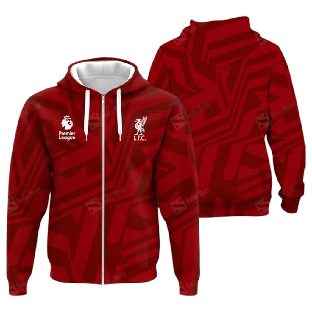 Liverpool Hoodie Zip Premier League Champions 2025 Unisex Hoodie EPL40050825674