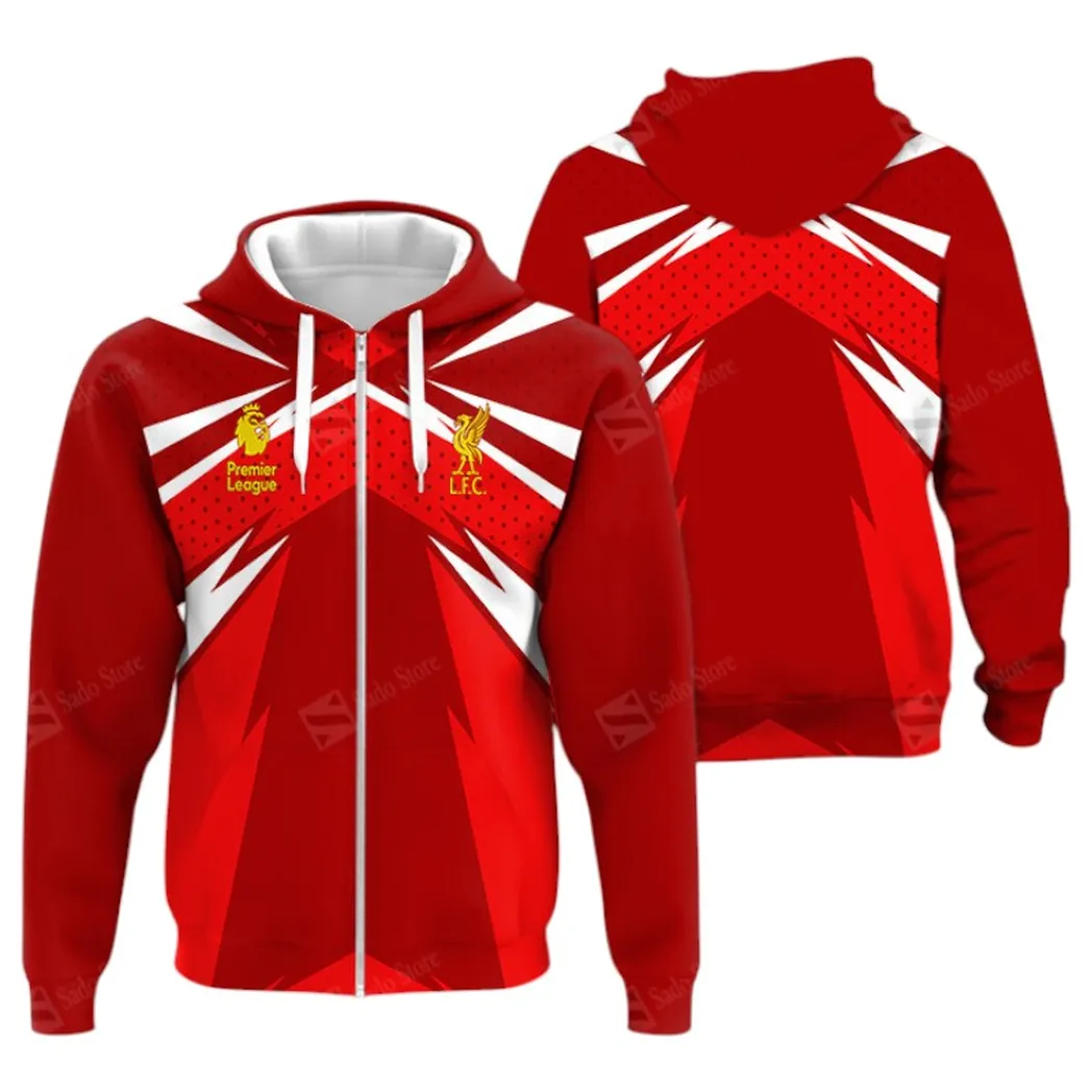Liverpool Hoodie Zip Premier League Champions 2025 Unisex Hoodie EPL40050825676