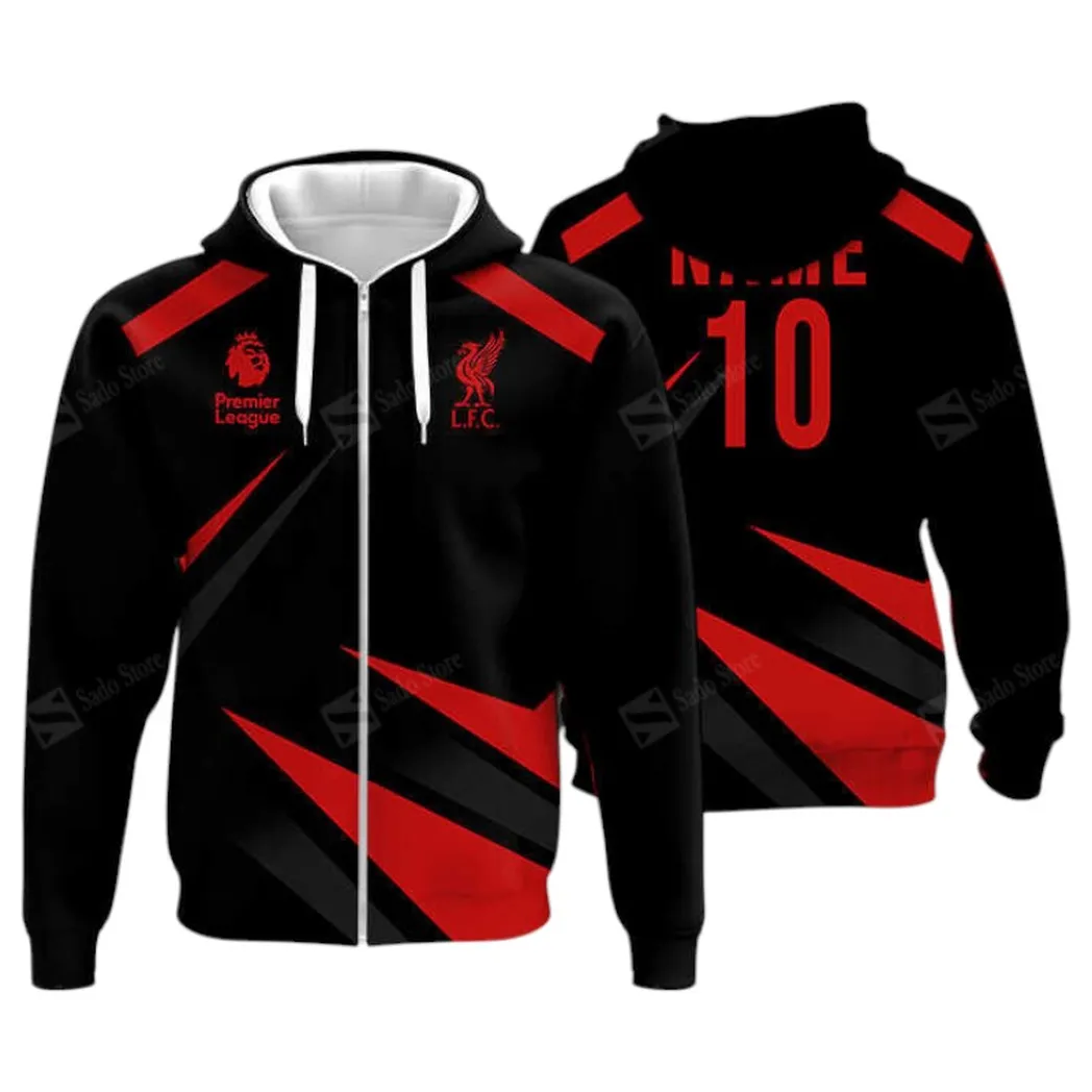 Liverpool Hoodie Zip Premier League Champions 2025 Unisex Hoodie EPL40050825683