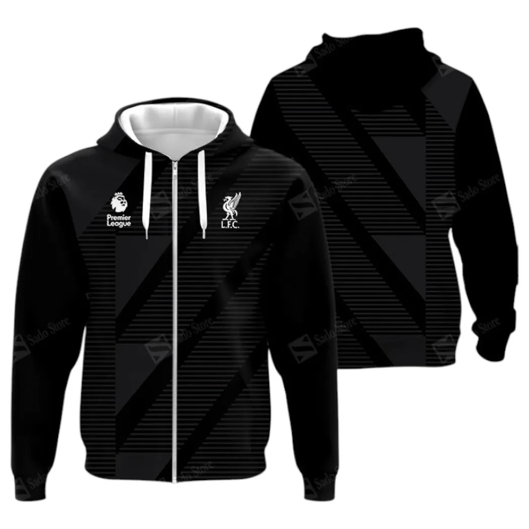 Liverpool Hoodie Zip Premier League Champions 2025 Unisex Hoodie EPL40050825697