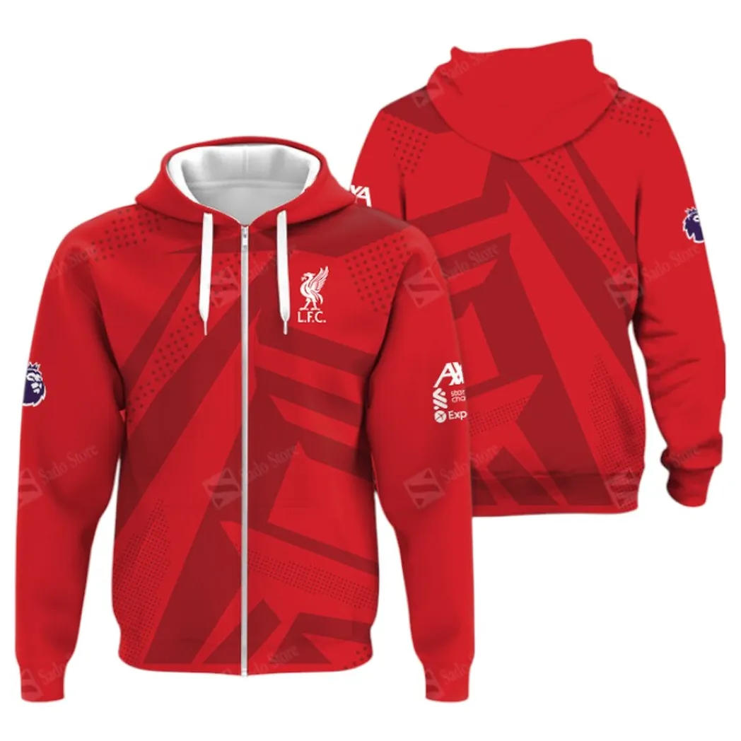 Liverpool Hoodie Zip Premier League Champions 2025 Unisex Hoodie EPL40050825699