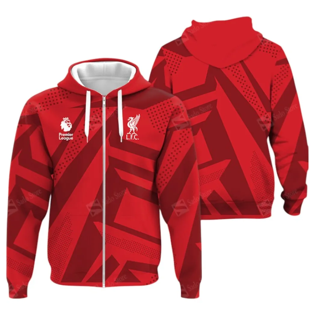 Liverpool Hoodie Zip Premier League Champions 2025 Unisex Hoodie EPL40050825701