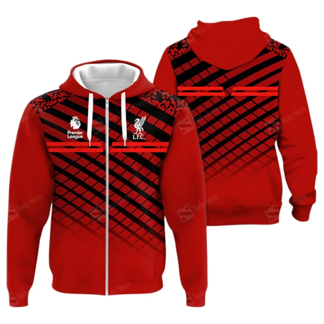Liverpool Hoodie Zip Premier League Champions 2025 Unisex Hoodie EPL40050825709