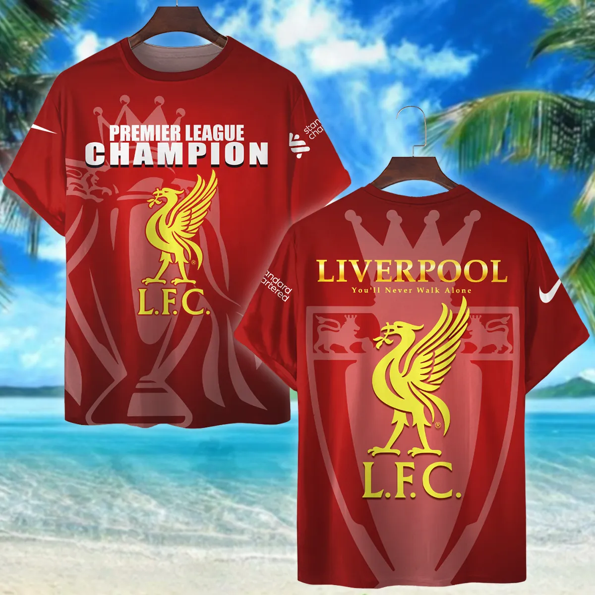 Liverpool T-Shirt Premier League Champions 2025 Unisex Shirt EPL04282025111