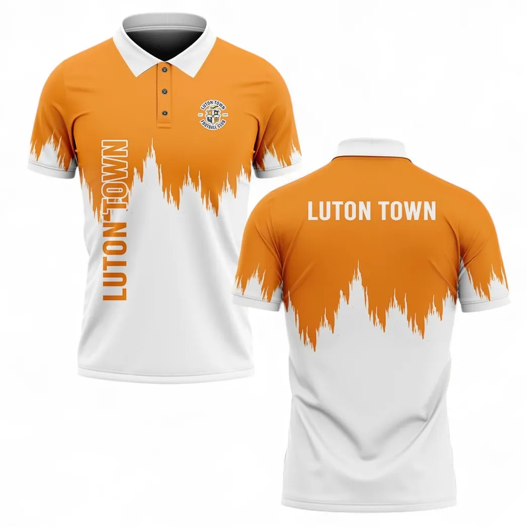 Luton Town Polo Shirt, All Over Print Polo Shirt Luton Town EPL2004232515