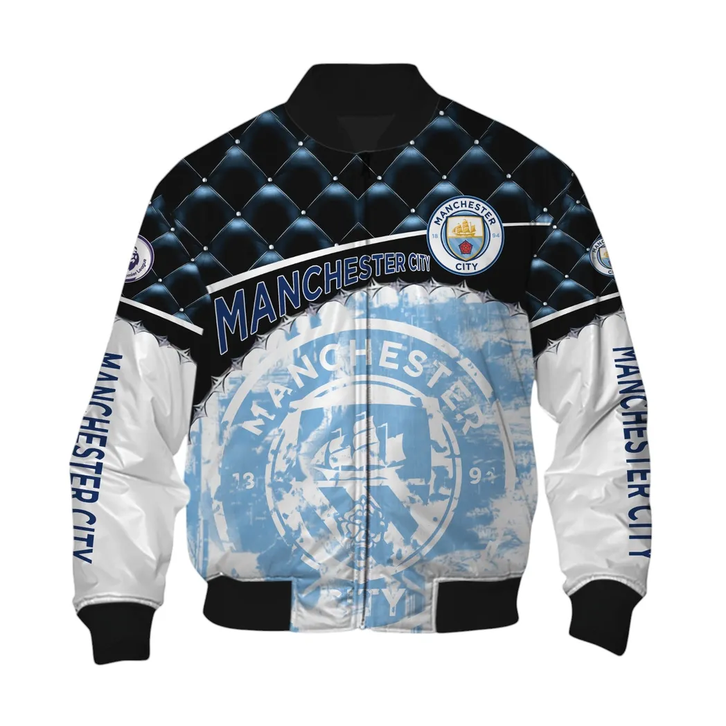 Manchester City EPL Bomber Jacket SPO1319007-6, Gift For Fan Manchester City-Bomber Jacket