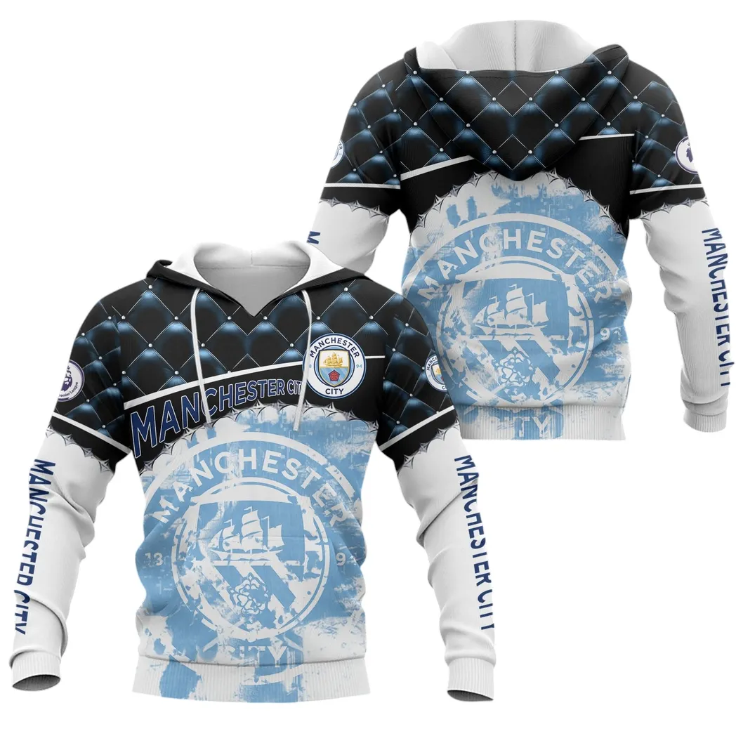 Manchester City EPL Hoodie SPO1319007, Gift For Fan Manchester City-Hoodie
