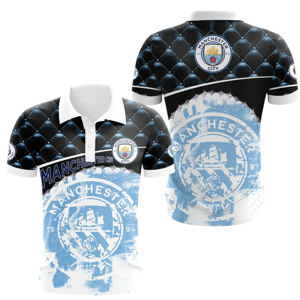 Manchester City EPL Polo Shirt SPO1319007-3, Gift For Fan Manchester City-Polo Shirt