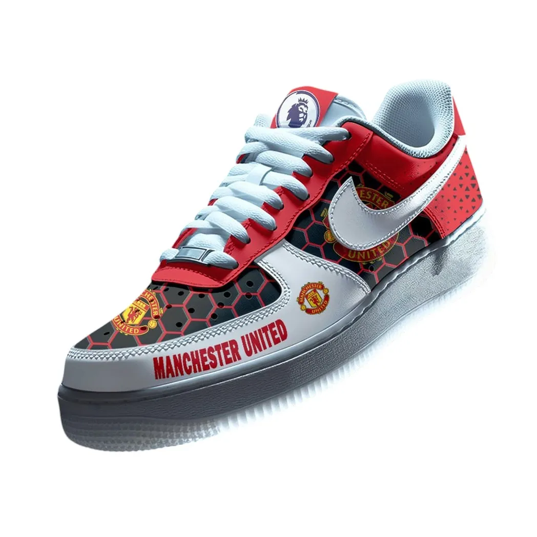Manchester United EPL Air Low-Top Sneakers SPO2020002, Gift For Fan Manchester United - Red