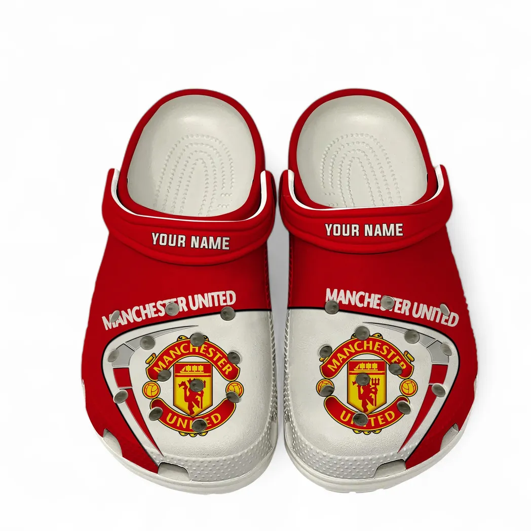 Manchester Utd Crocs, All Over Print Crocs Manchester Utd EPL1904232503