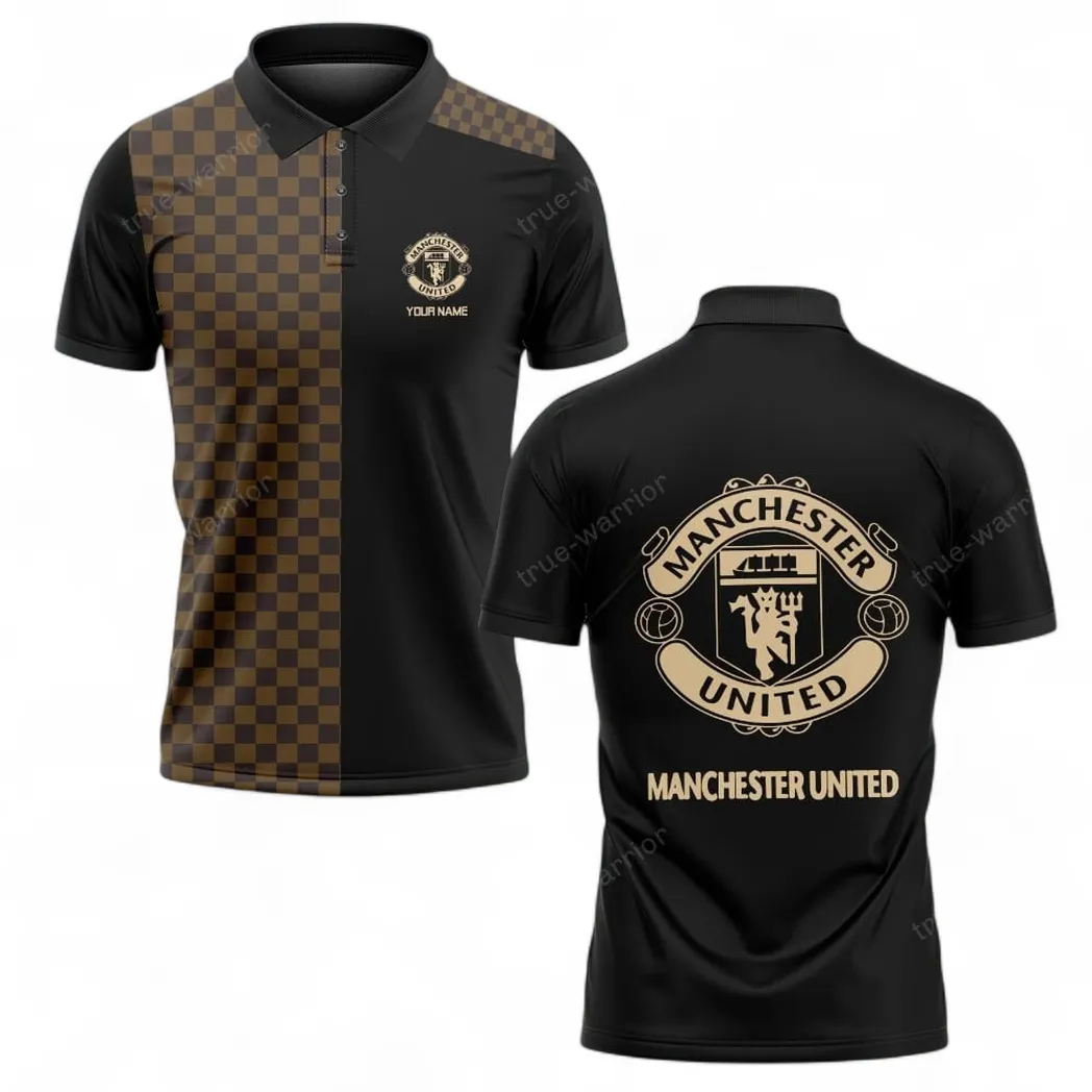 Manchester Utd Polo Shirt Classic Style Custom Name Shirt EPL03042225141