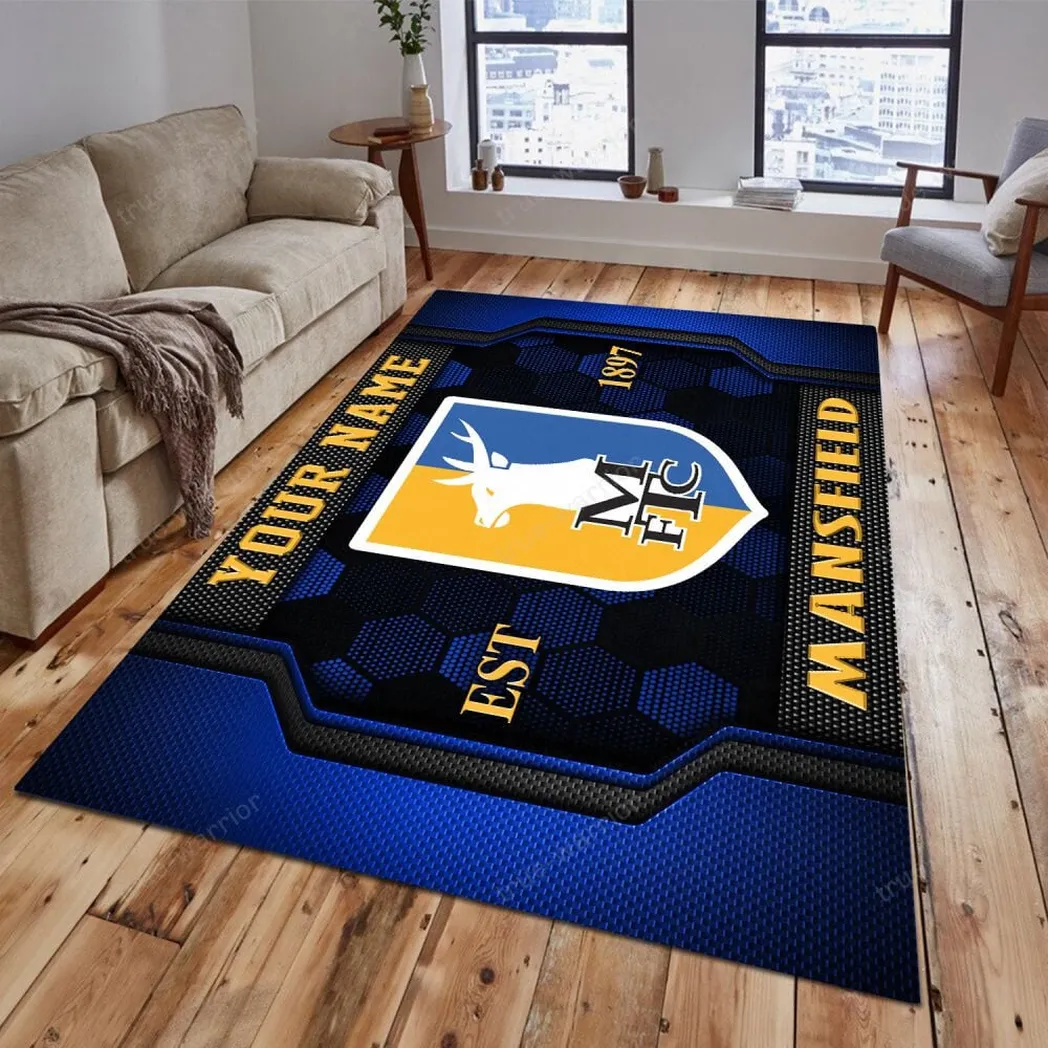 Mansfield Town EPL Rug SPO2719048, Gift For Fan Mansfield Town