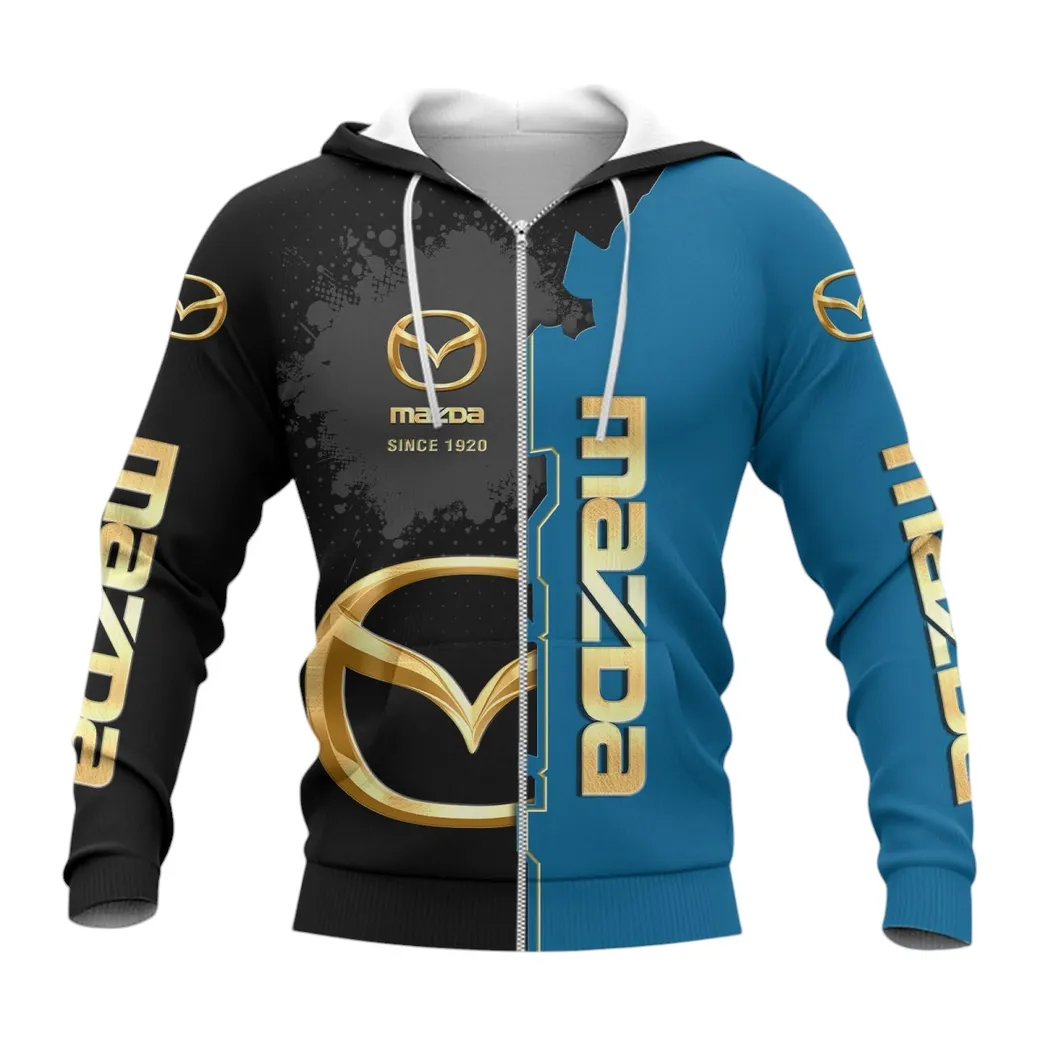 Mazda Zipper Hoodie, Gift For Mazda Lovers, Gift For Him, Husband, Boyfriend CAR44021725057-3