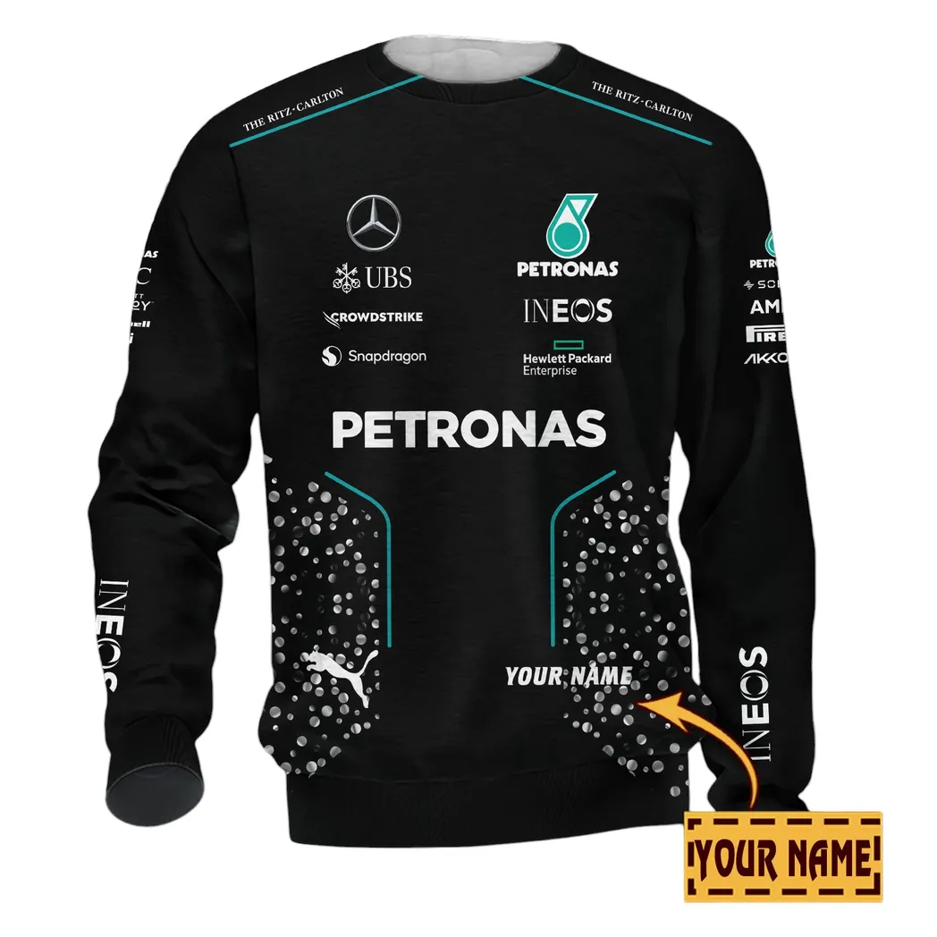 Mercedes AMG PETRONAS Sweatshirt, All Over Print Sweatshirt Mercedes AMG PETRONAS CAR41304142502