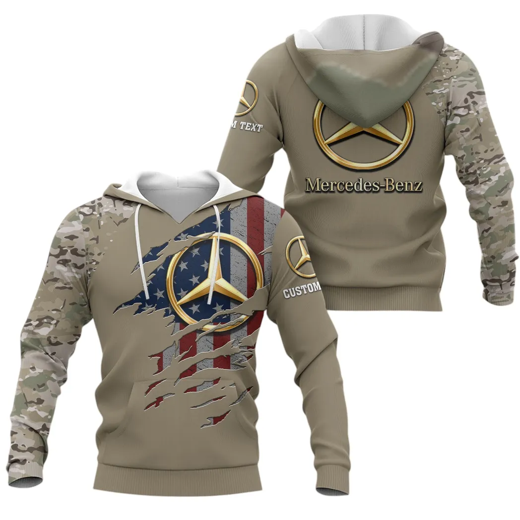 Mercedes Benz Hoodie, Gift For Mercedes Benz Lovers, Gift For Him, Husband, Boyfriend CAR46021725069-4