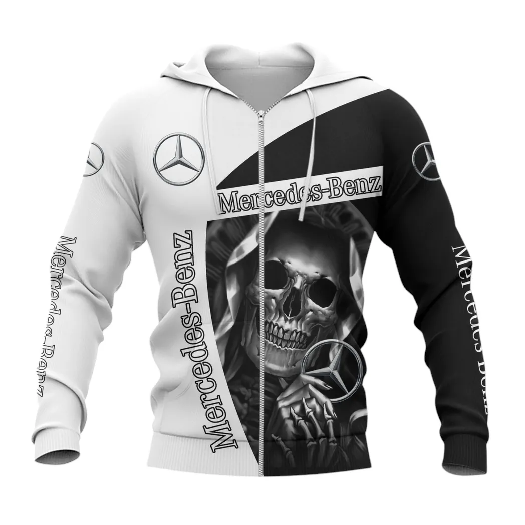 Mercedes Benz Zipper Hoodie, Gift For Mercedes Benz Lovers, Gift For Him, Husband, Boyfriend CAR6702212501