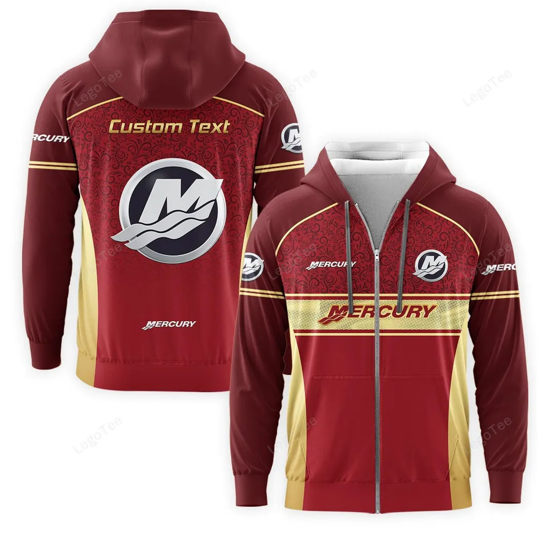 Mercury Marine Zipper Hoodie, Gift For Mercury Marine Lovers, Gift For Him, Husband, Boyfriend CAR137021325925-6