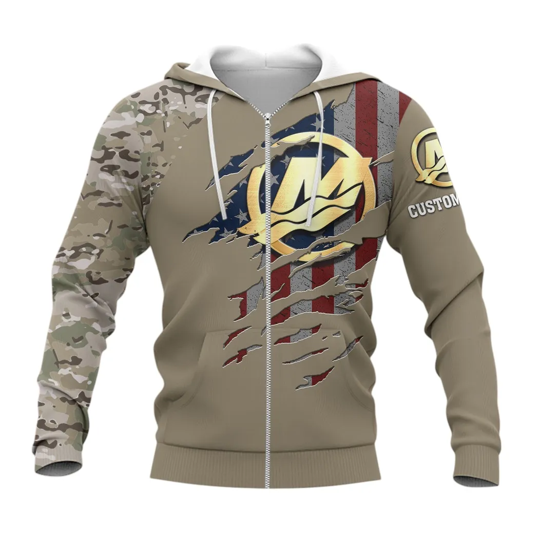 Mercury Marine Zipper Hoodie, Gift For Mercury Marine Lovers, Gift For Him, Husband, Boyfriend CAR46021725070-3