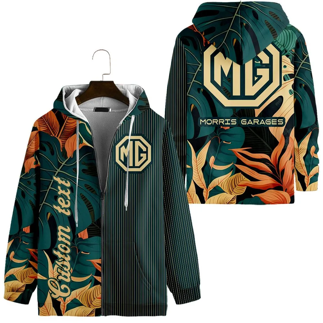 Mg Cars Vintage Zip Hoodie Custom All Over Print CAR434041725298