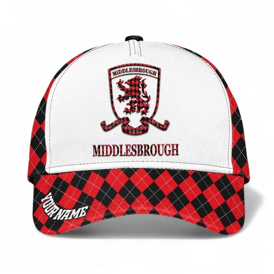 Middlesbrough Baseball Cap, All Over Print Cap Middlesbrough EPL1504222531