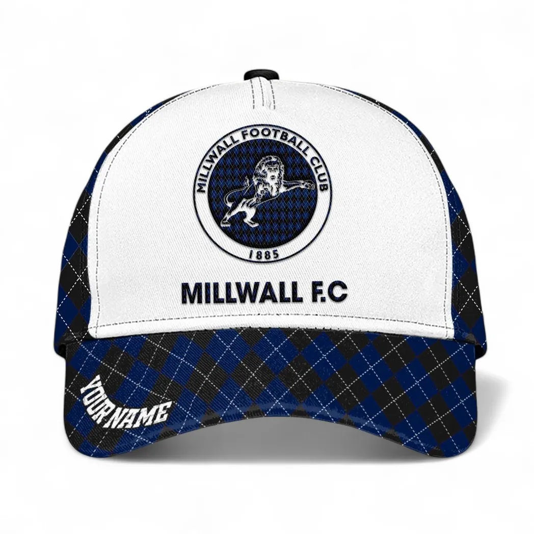 Millwall Baseball Cap, All Over Print Cap Millwall EPL1504222535