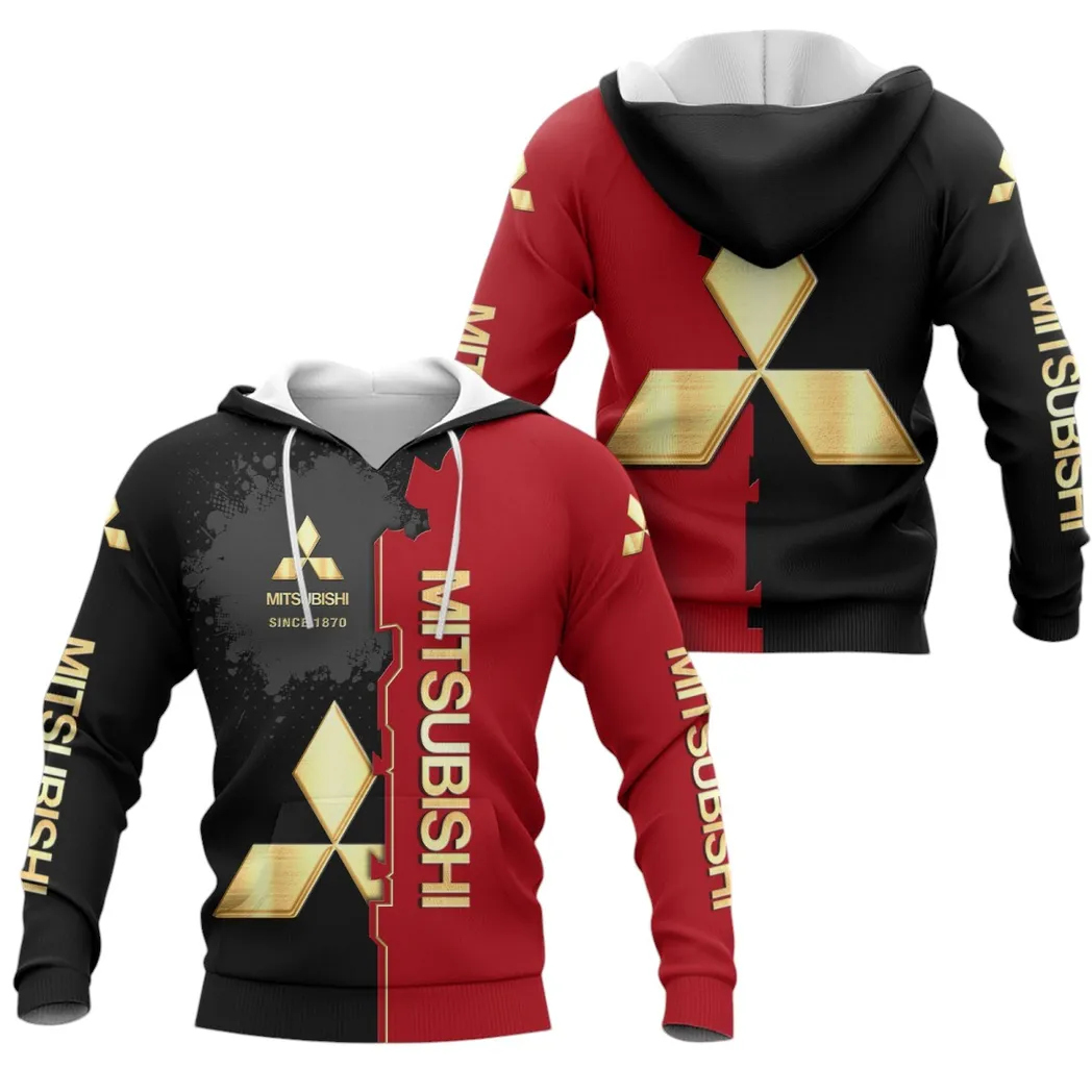 Mitsubishi Hoodie, Gift For Mitsubishi Lovers, Gift For Him, Husband, Boyfriend CAR44021725065-2