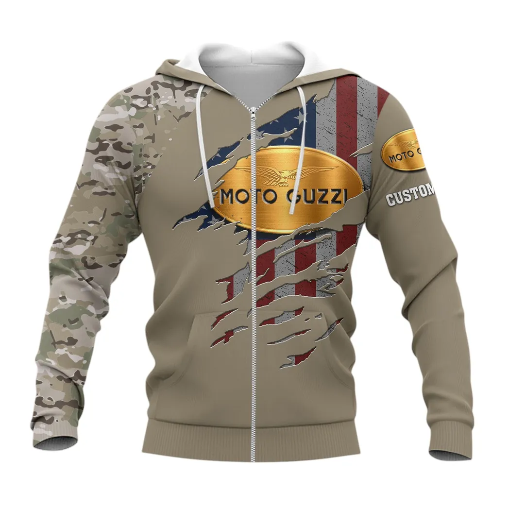 Moto Guzzi Zipper Hoodie, Gift For Moto Guzzi Lovers, Gift For Him, Husband, Boyfriend CAR46021725076-3