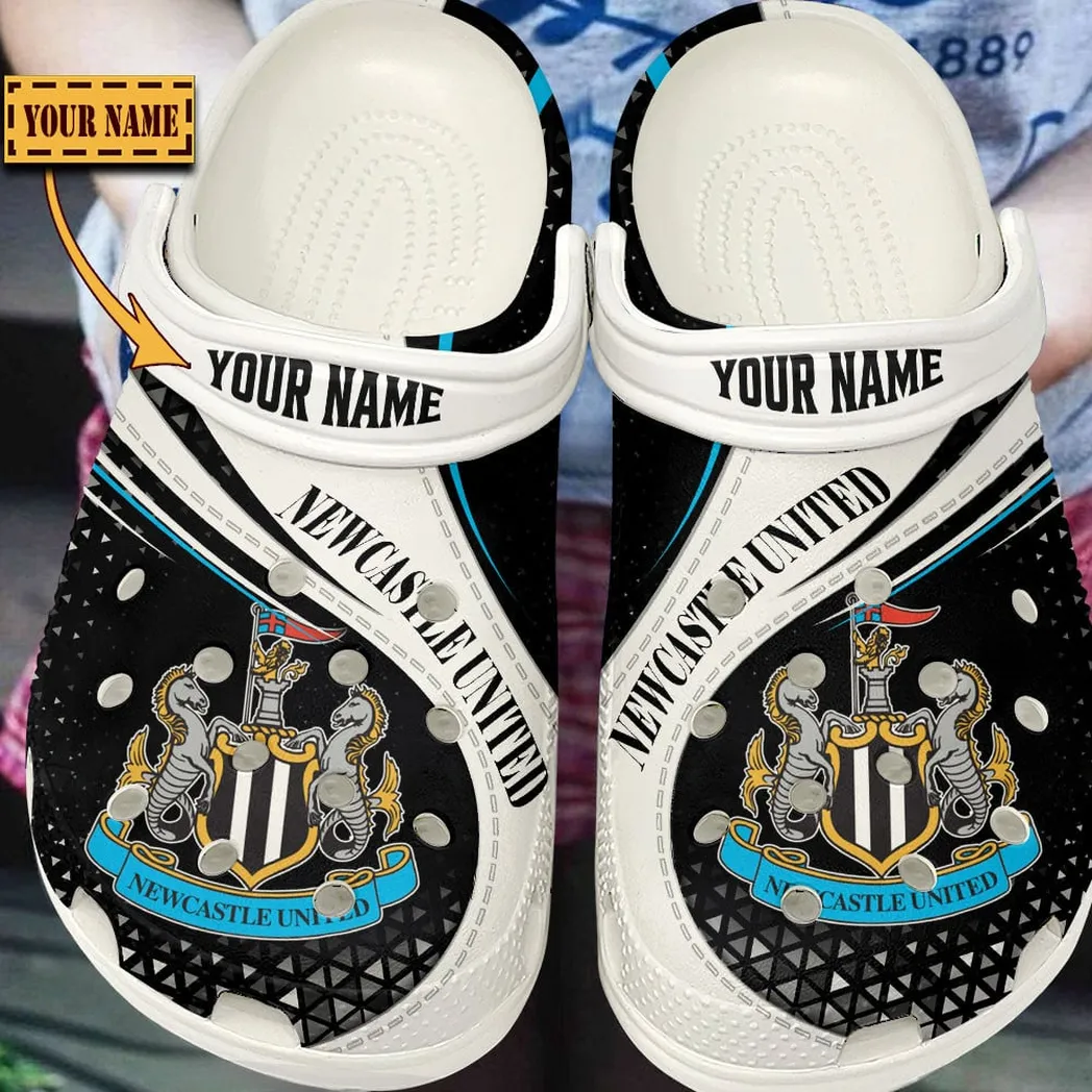 Newcastle United EPL Crocs SPO2120011, Gift For Fan Newcastle United - White