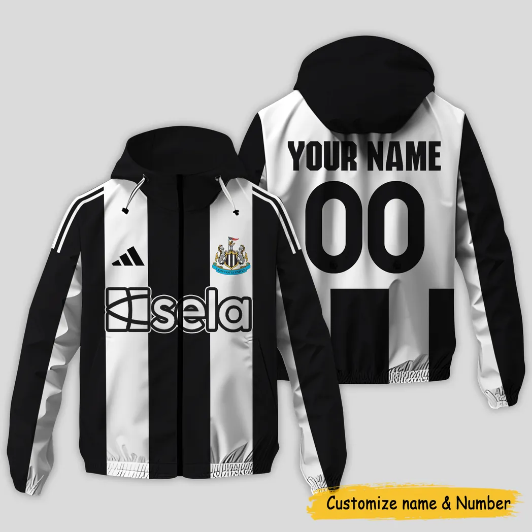 Newcastle United  EPL Windbreaker Jacket SPO0503012, Gift For Fan Newcastle United
