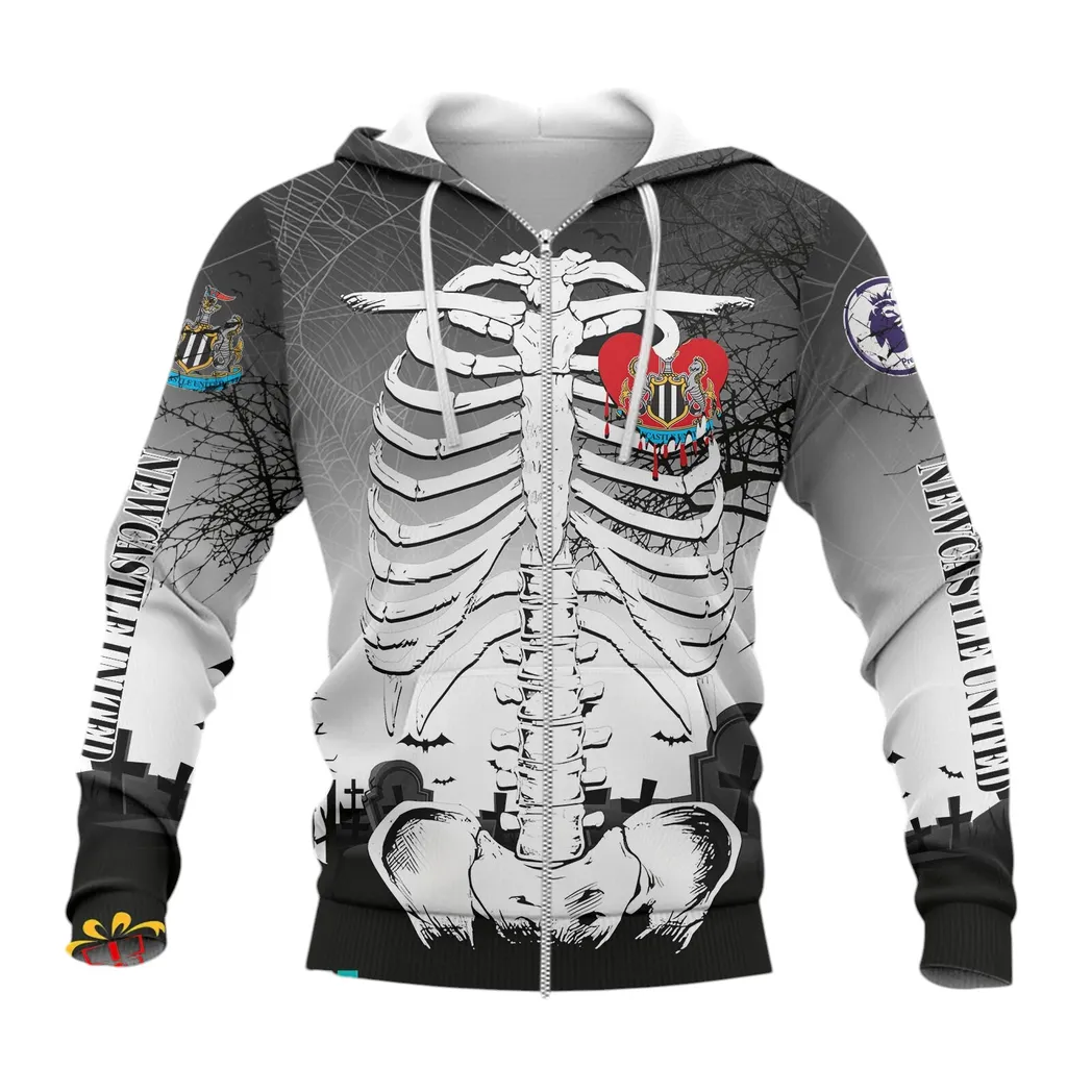 Newcastle United  EPL Zipper Hoodie SPO2119009, Gift For Fan Newcastle United -Zipper Hoodie