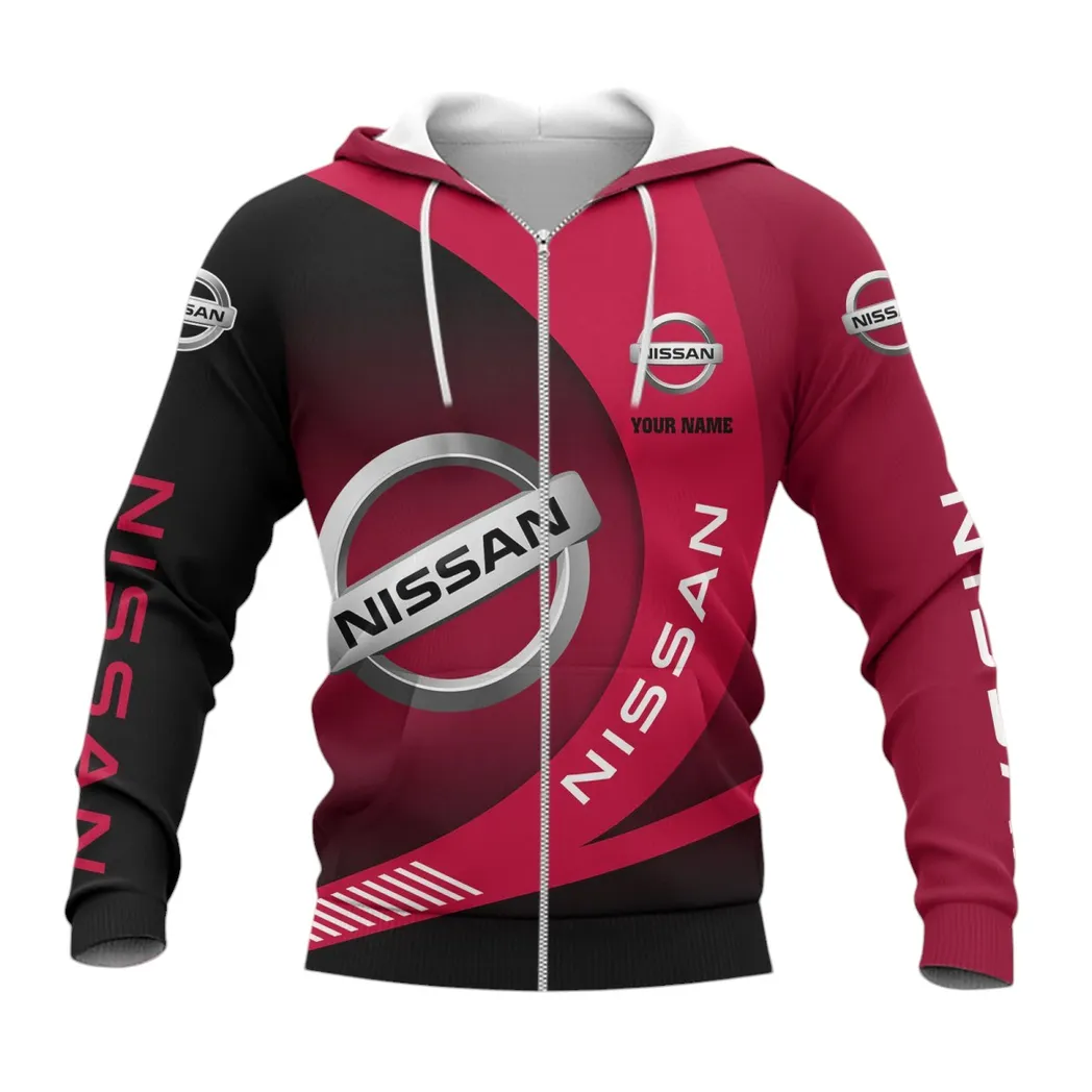 Nissan Zipper Hoodie, Gift For Nissan Lovers, Gift For Him, Husband, Boyfriend CAR7402222552