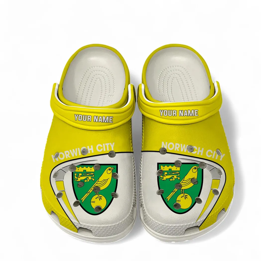 Norwich City Crocs, All Over Print Crocs Norwich City EPL1904232521