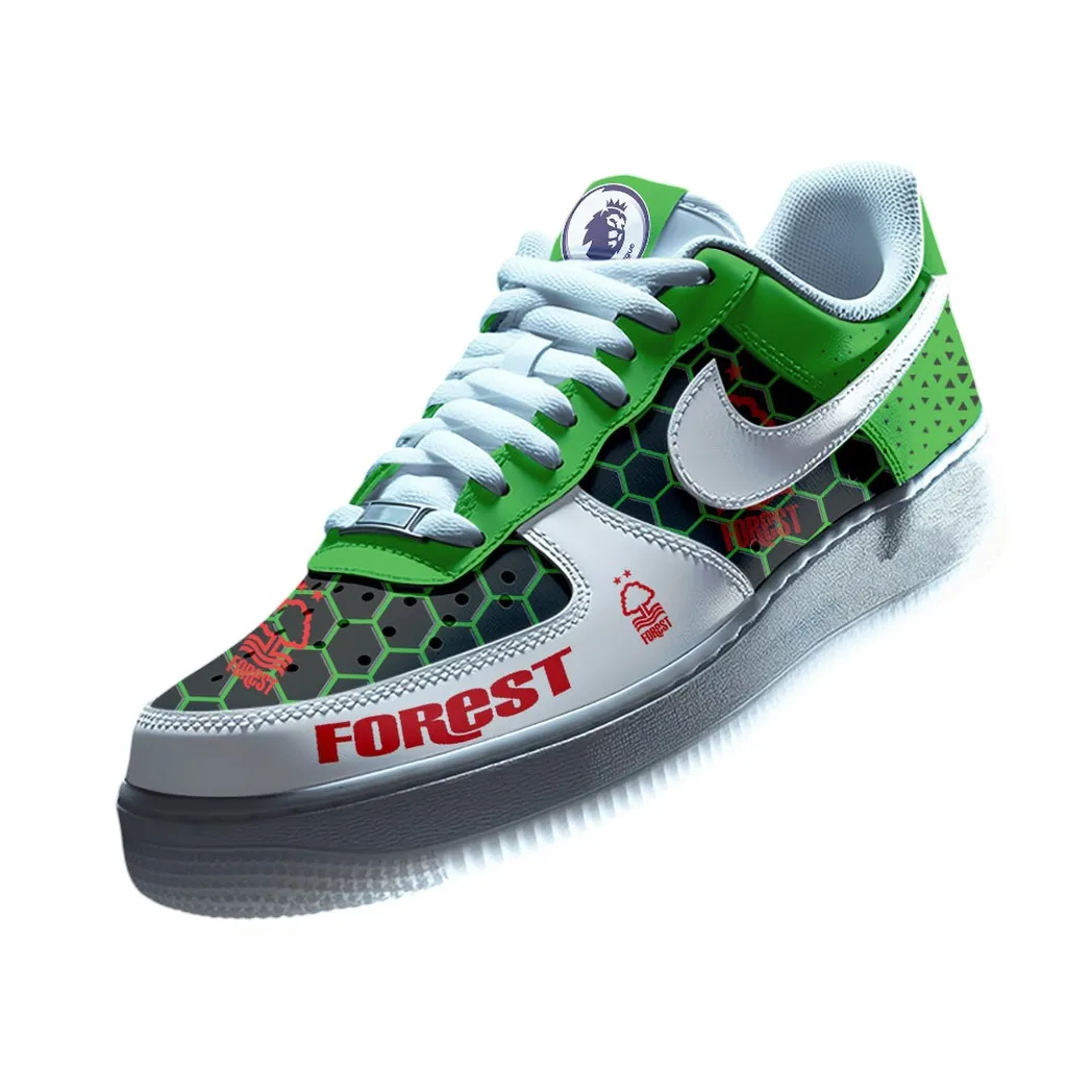 Nottingham Forest EPL Air Low-Top Sneakers SPO2020012, Gift For Fan Nottingham Forest - Green