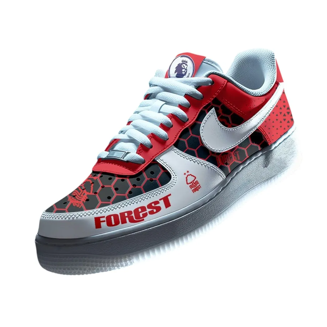 Nottingham Forest EPL Air Low-Top Sneakers SPO2020012, Gift For Fan Nottingham Forest - Red