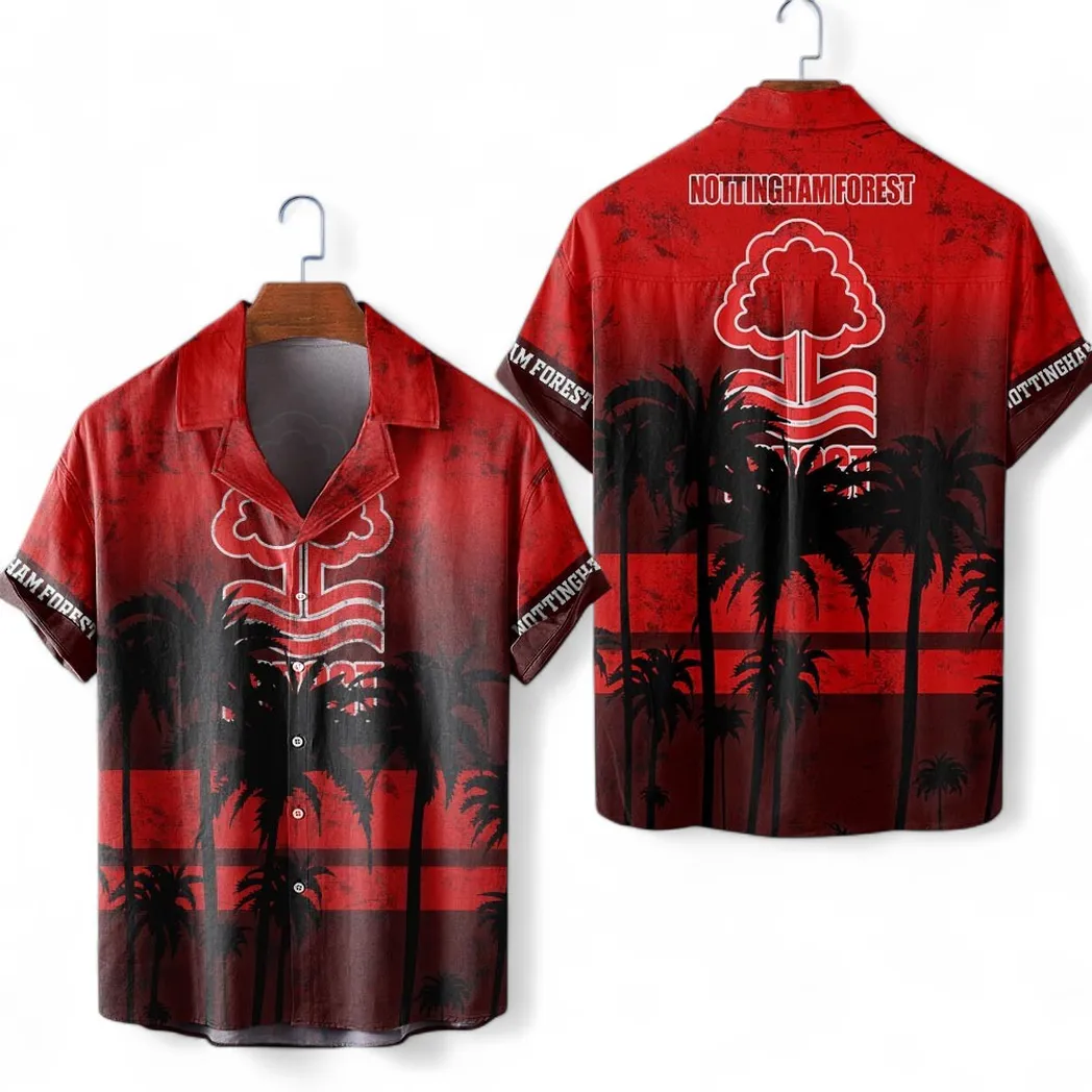 Nottingham Forest Hawaiian Shirt For Men, All Over Print Hawaiian Shirt Nottingham Forest EPL1004222510