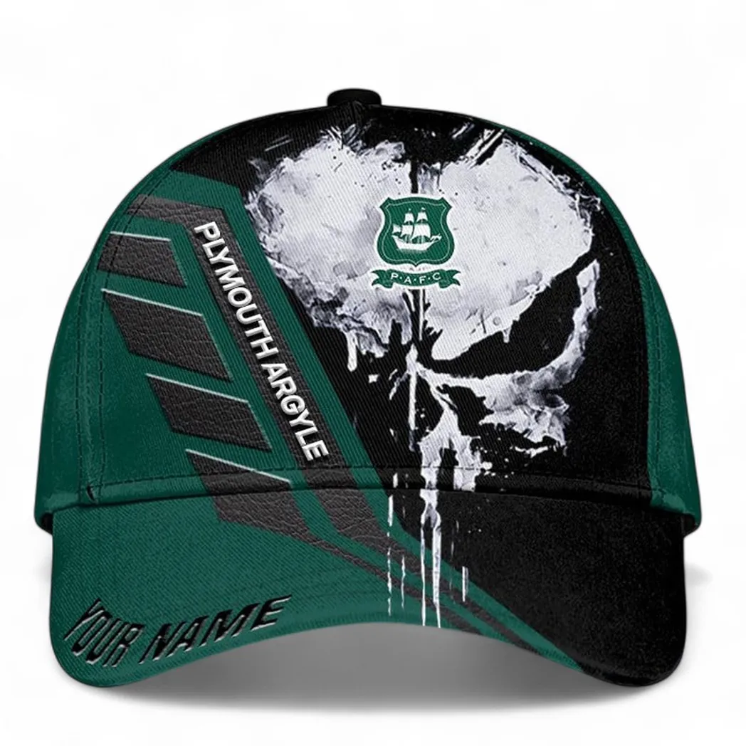 Plymouth Argyle Baseball Cap, All Over Print Cap Plymouth Argyle EPL1404222526
