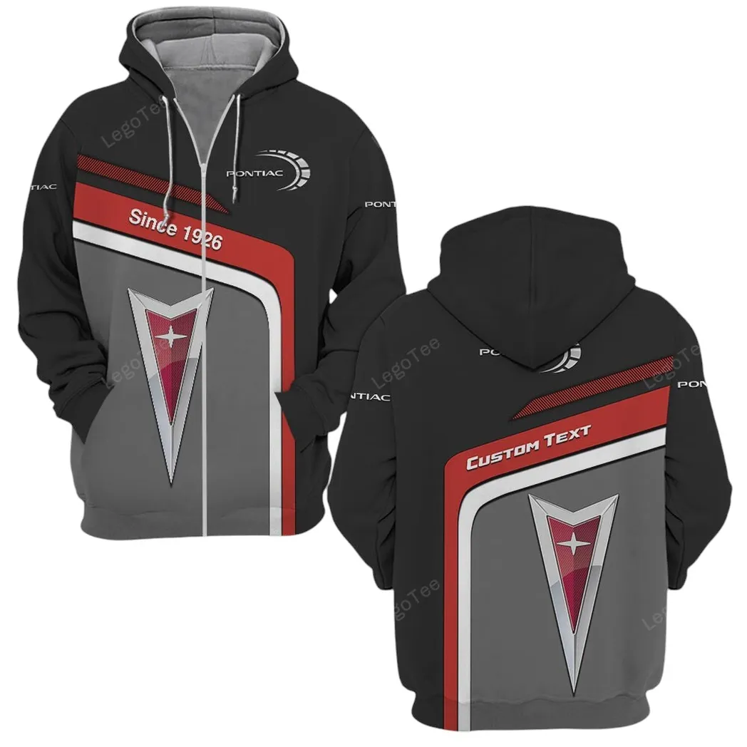 Pontiac Zipper Hoodie, Gift For Pontiac Lovers, Gift For Him, Husband, Boyfriend CAR11103032560