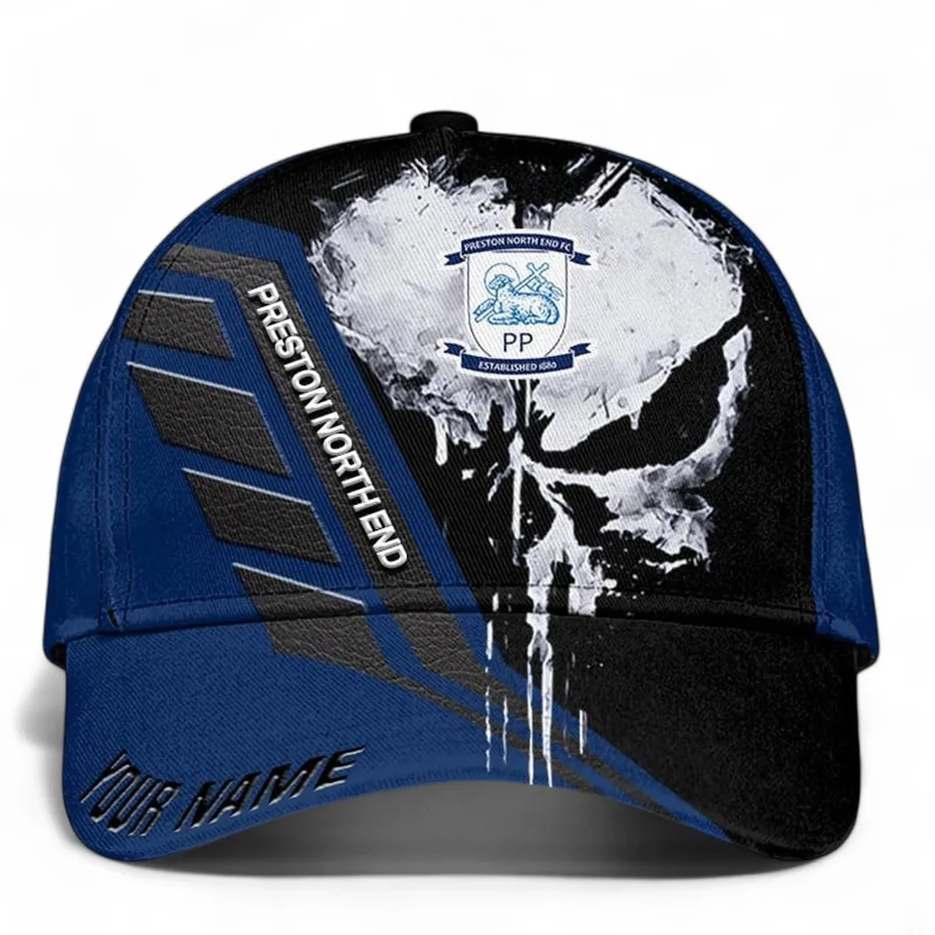 Preston North End Baseball Cap, All Over Print Cap Preston North End EPL1404222527