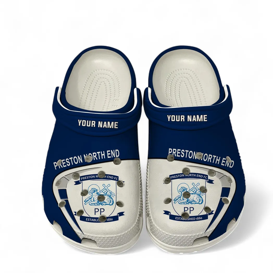 Preston North End Crocs, All Over Print Crocs Preston North End EPL1904232514