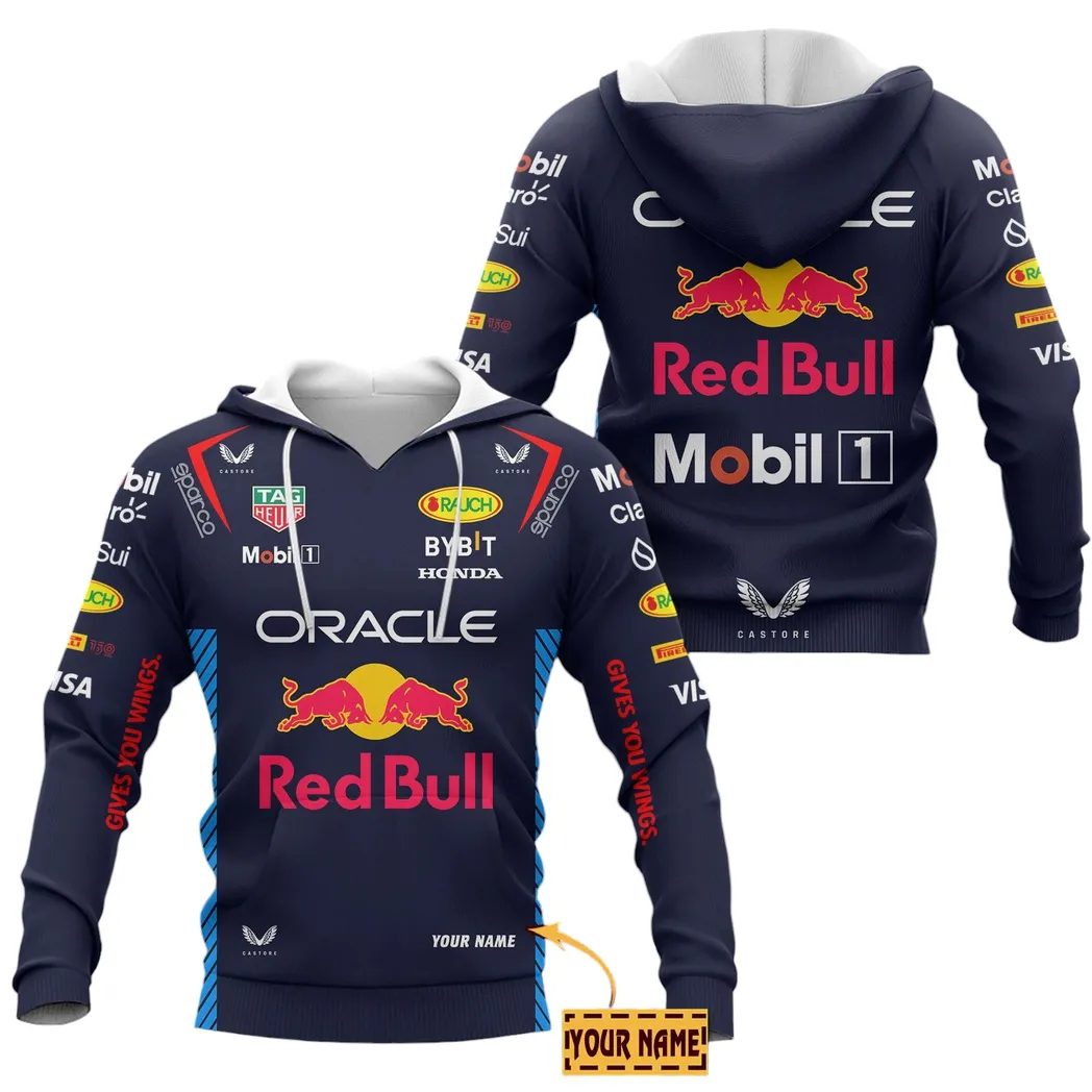 Red Bull Racing 2024 Hoodie, All Over Print Hoodie Red Bull Racing 2024 CAR41304142501