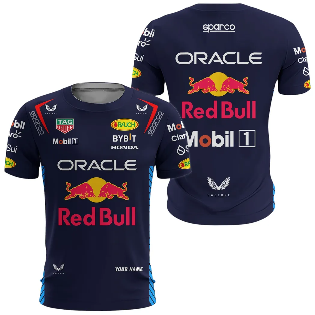 Red Bull Racing 2024 T-Shirt, All Over Print T-Shirt Red Bull Racing 2024 CAR41304142501