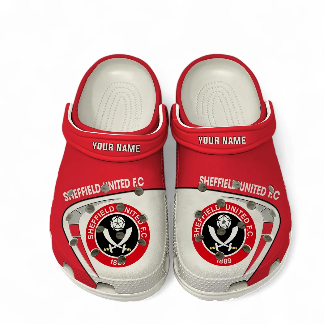 Sheffield United Crocs, All Over Print Crocs Sheffield United EPL1904232518