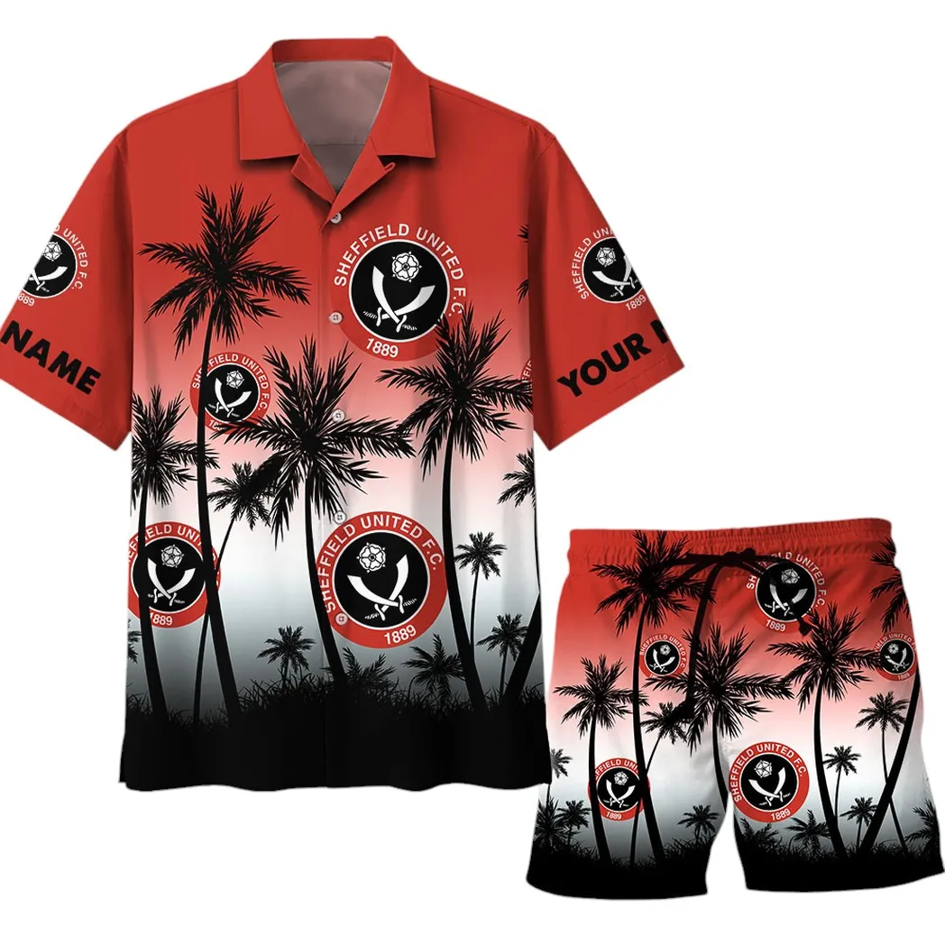 Sheffield United EPL Custom Hawaiian Shirt Set SPO0603012, Gift For Fan Sheffield United