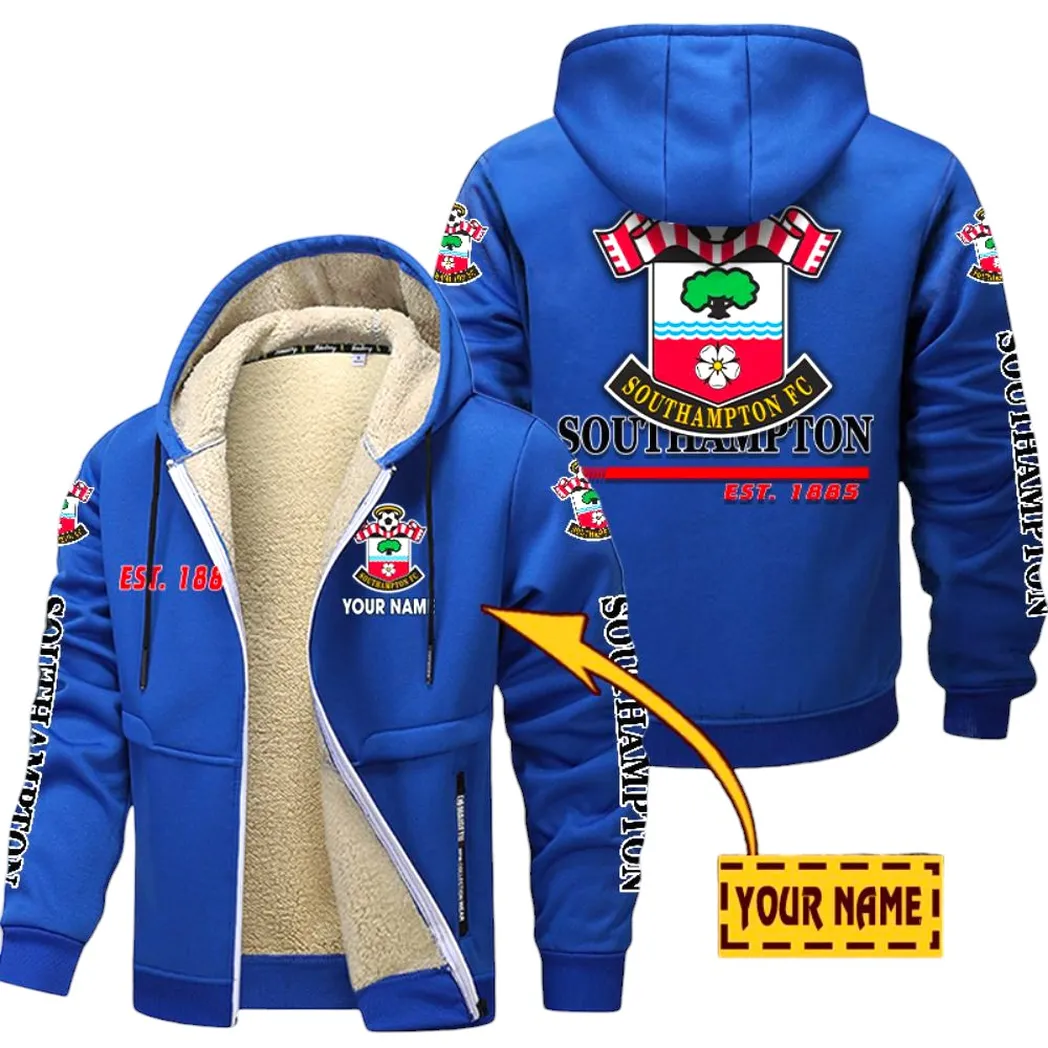 Southampton EPL Lamb Fleece Thick Coat SPO0520011, Gift For Fan Southampton - Blue