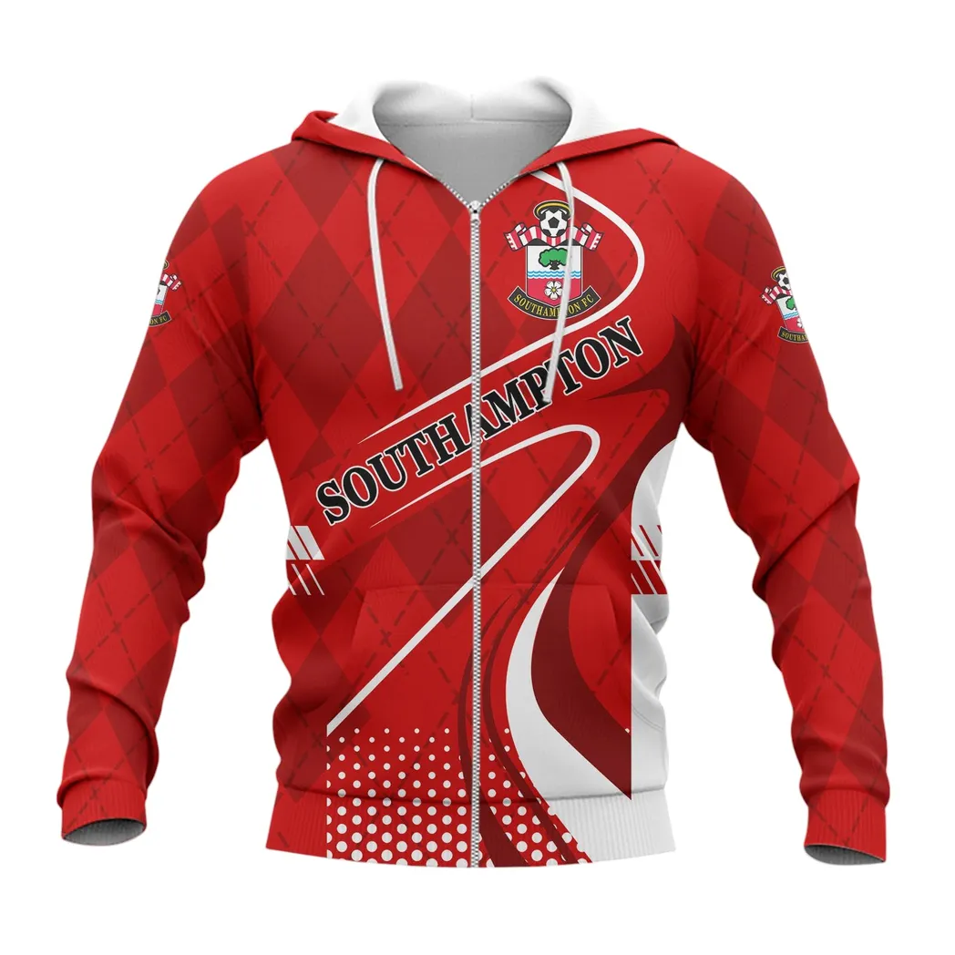Southampton EPL Zipper Hoodie SPO1919001, Gift For Fan Southampton-Zipper Hoodie